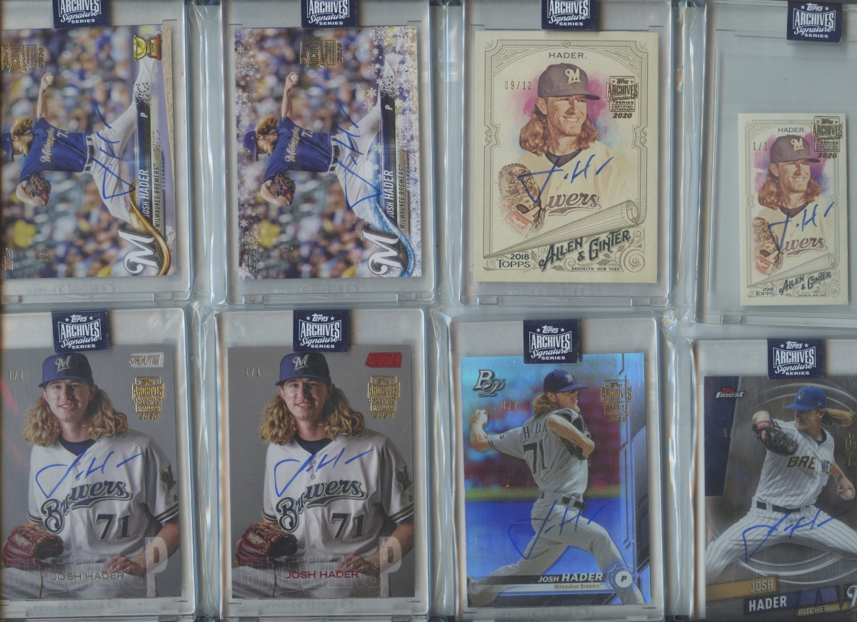 2020 edition - Josh Hader Super Collector - Crazy Edition - Blowout Cards  Forums