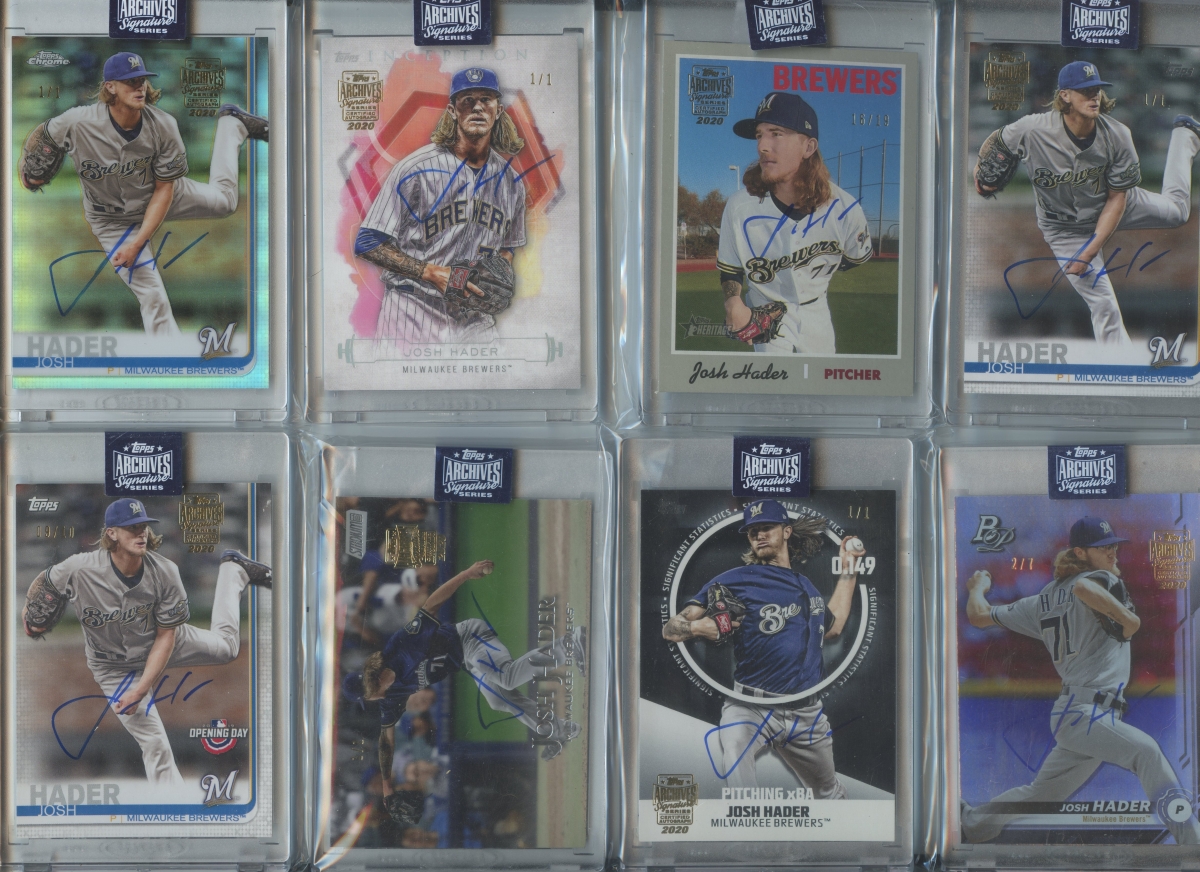 2020 edition - Josh Hader Super Collector - Crazy Edition - Blowout Cards  Forums