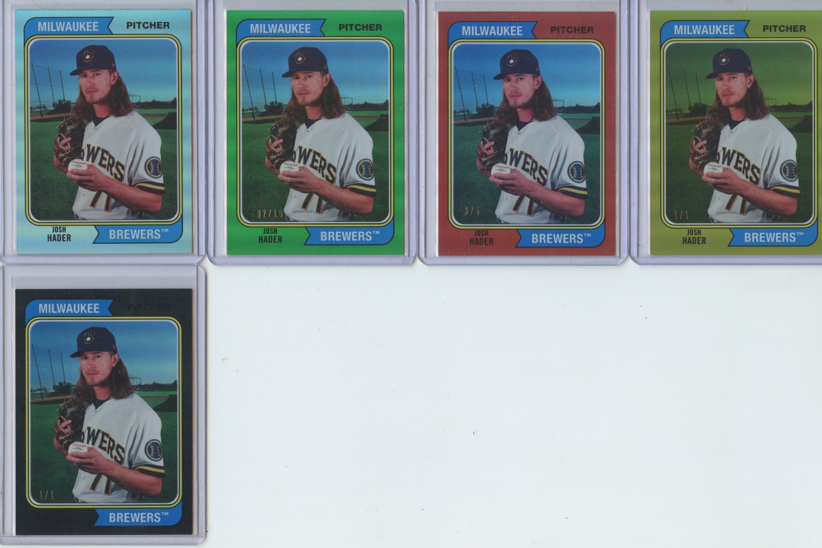 2020 edition - Josh Hader Super Collector - Crazy Edition - Blowout Cards  Forums