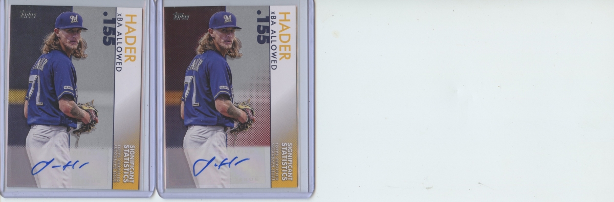 2020 edition - Josh Hader Super Collector - Crazy Edition - Blowout Cards  Forums