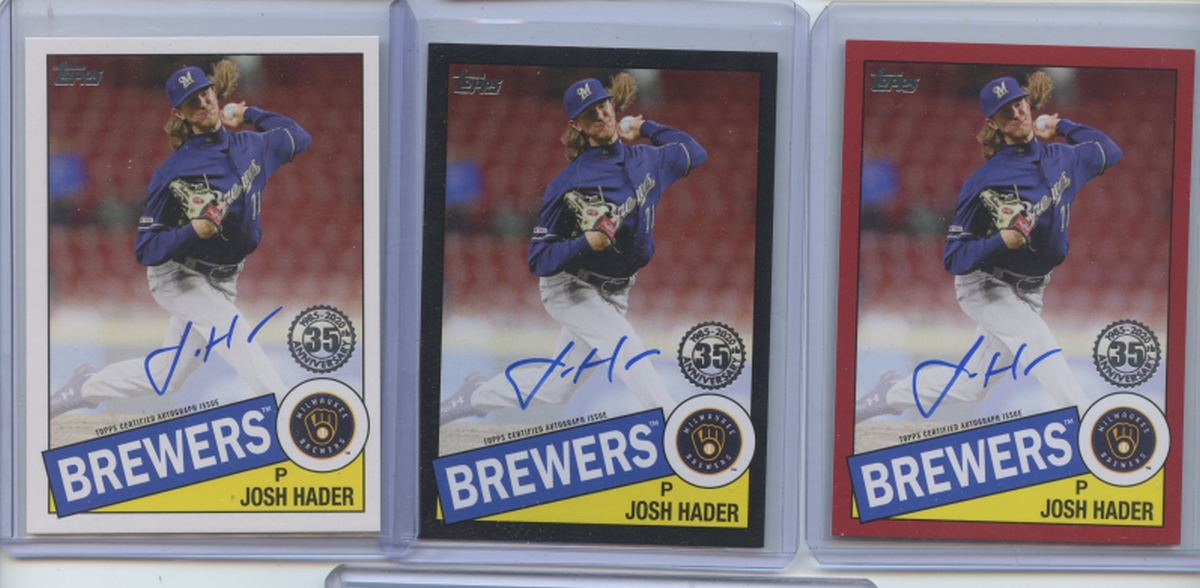 2020 edition - Josh Hader Super Collector - Crazy Edition - Blowout Cards  Forums